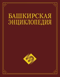 Дизайн лицевой стороны переплёта тома «Башкирской энциклопедии»